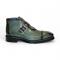 Emilio Franco "Aldo" Green Genuine Italian Calfskin Leather Ankle Dress Shoes.